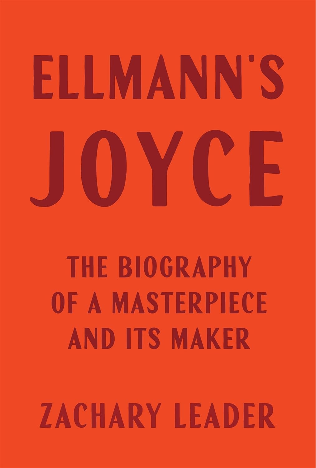 Ellmann's Joyce Cover