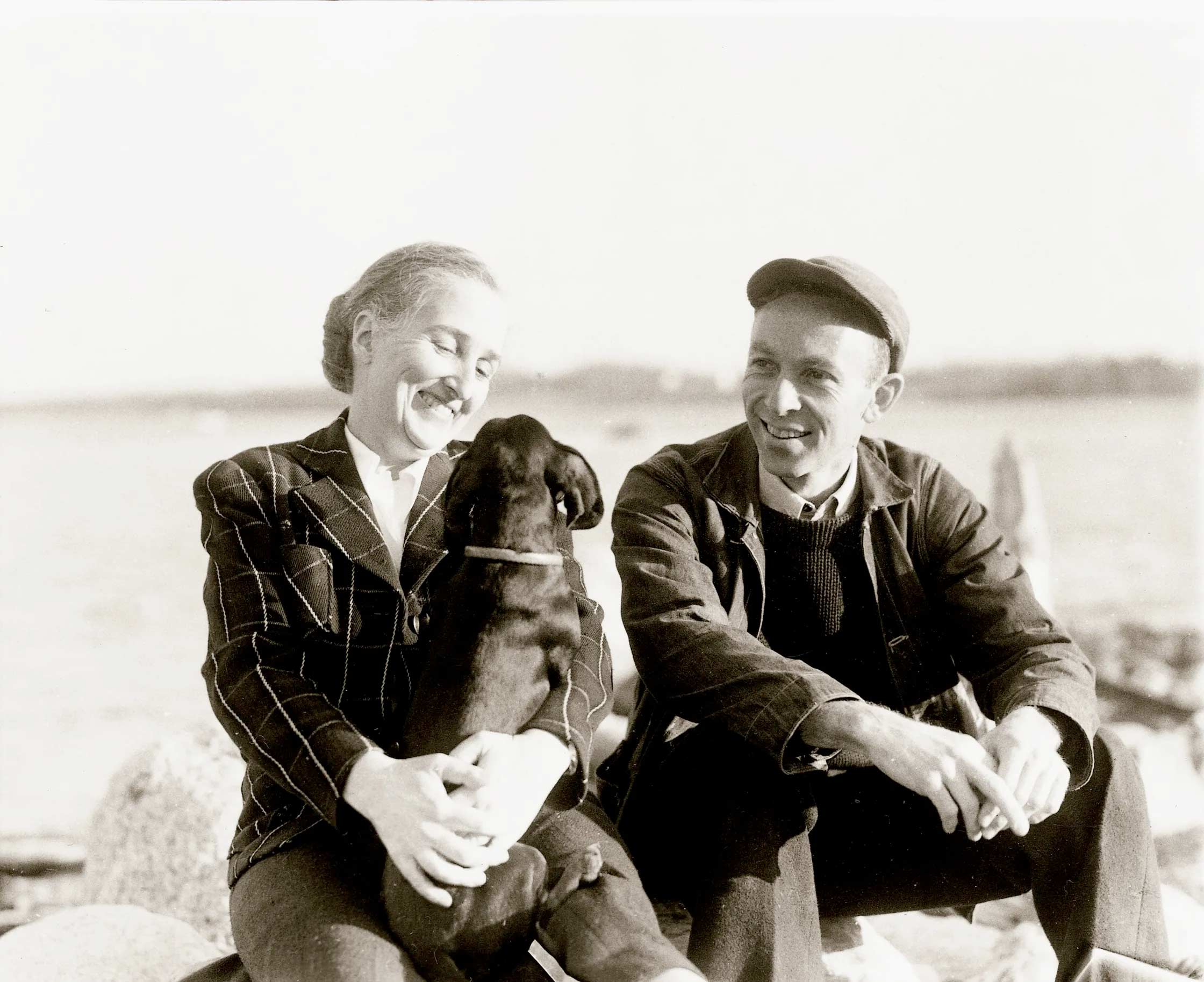 Katharine and her husband E.B. White in the early 1950s