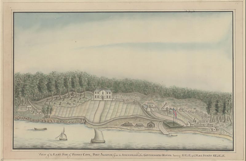 govt-house Phillip’s Government House, 1790 Natural History Museum